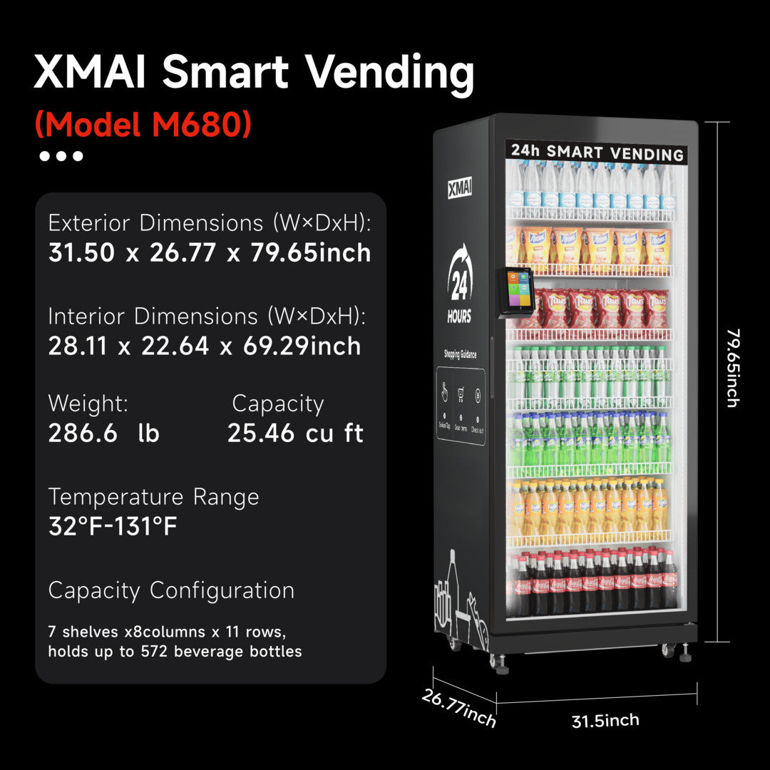 XMAI Vending Max 680L